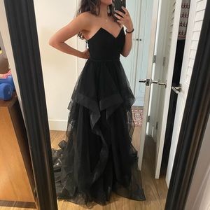 Couture Black Goth Gown